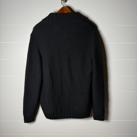 Men’s Vintage Impulso Sweater- Alpaca/Virgin Wool...blend, Full Zip Cardigan - Picture 6 of 8